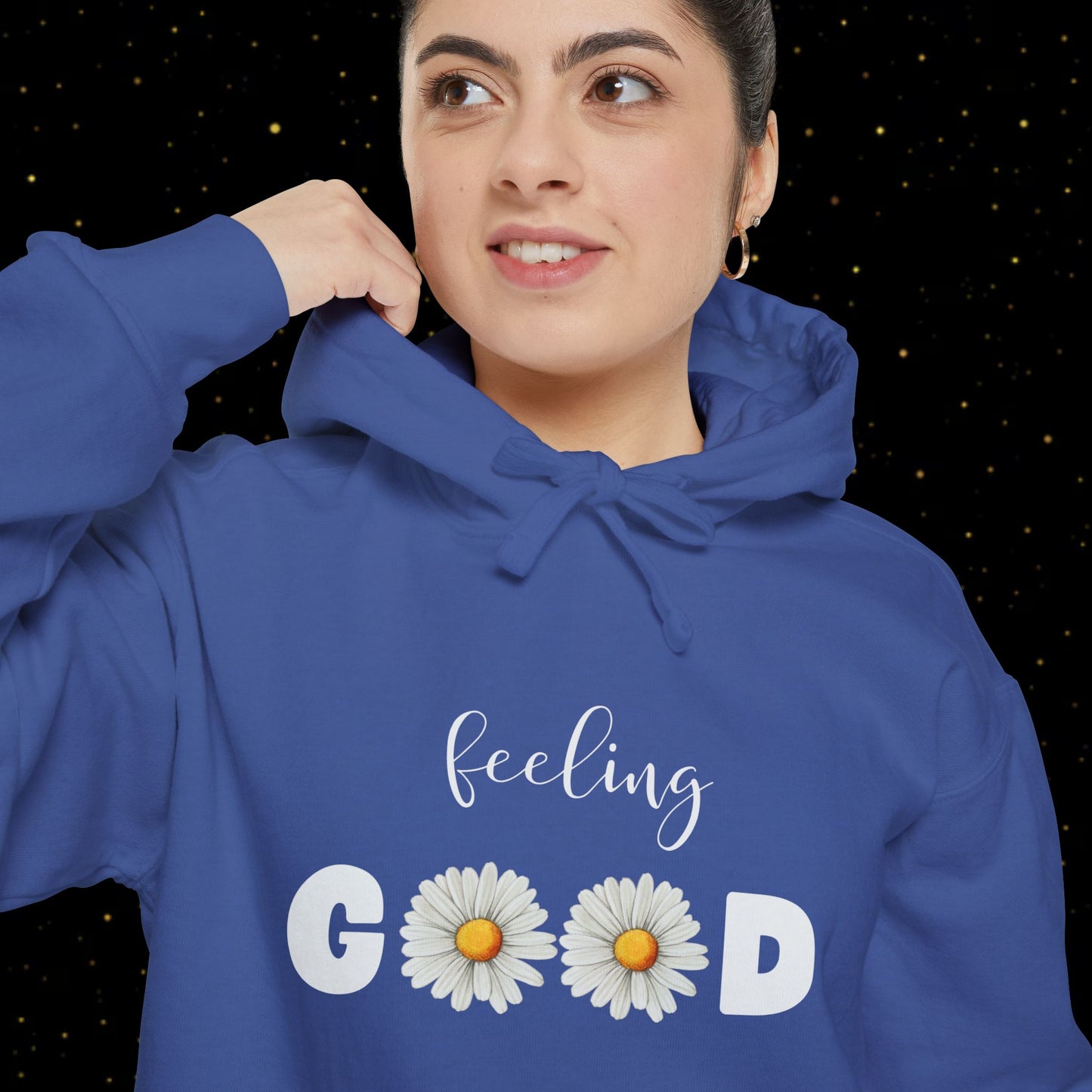 Feeling Good Gänseblümchen Kapuzenpullover