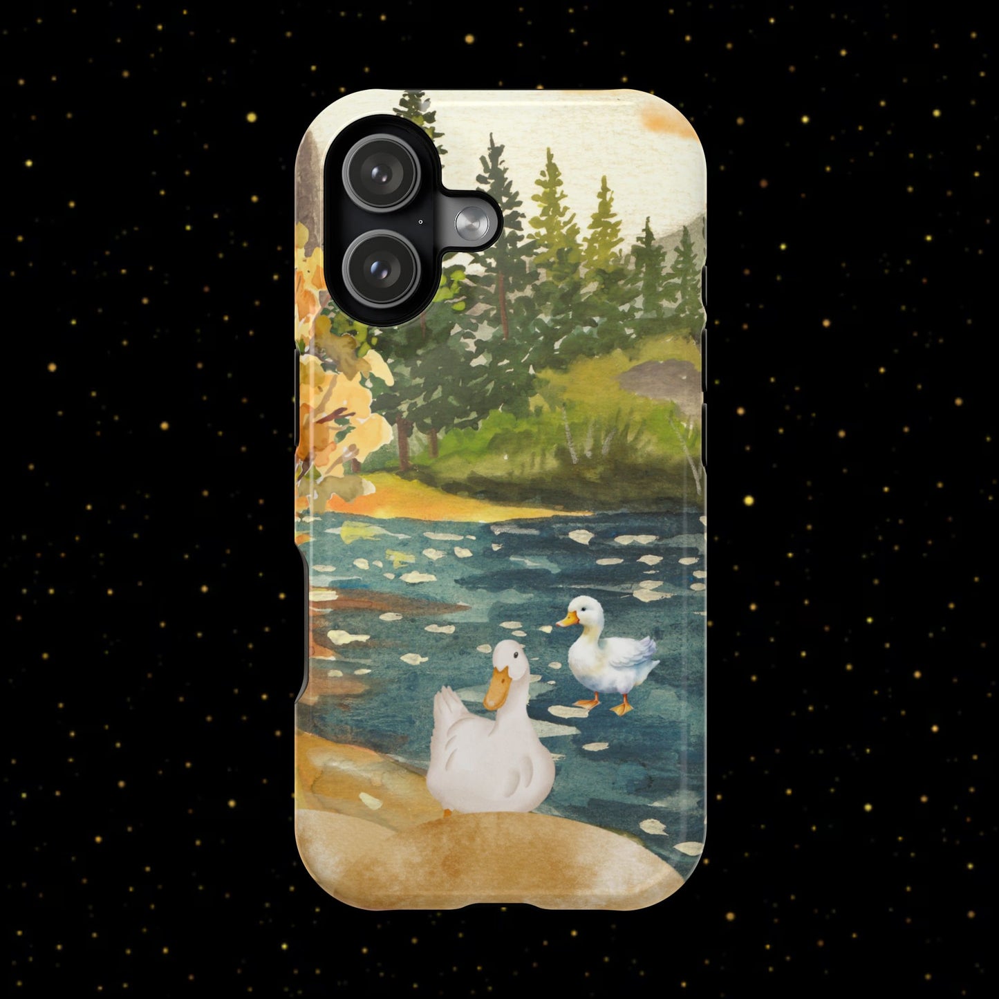 Flüsternde Flussenten Handyhülle