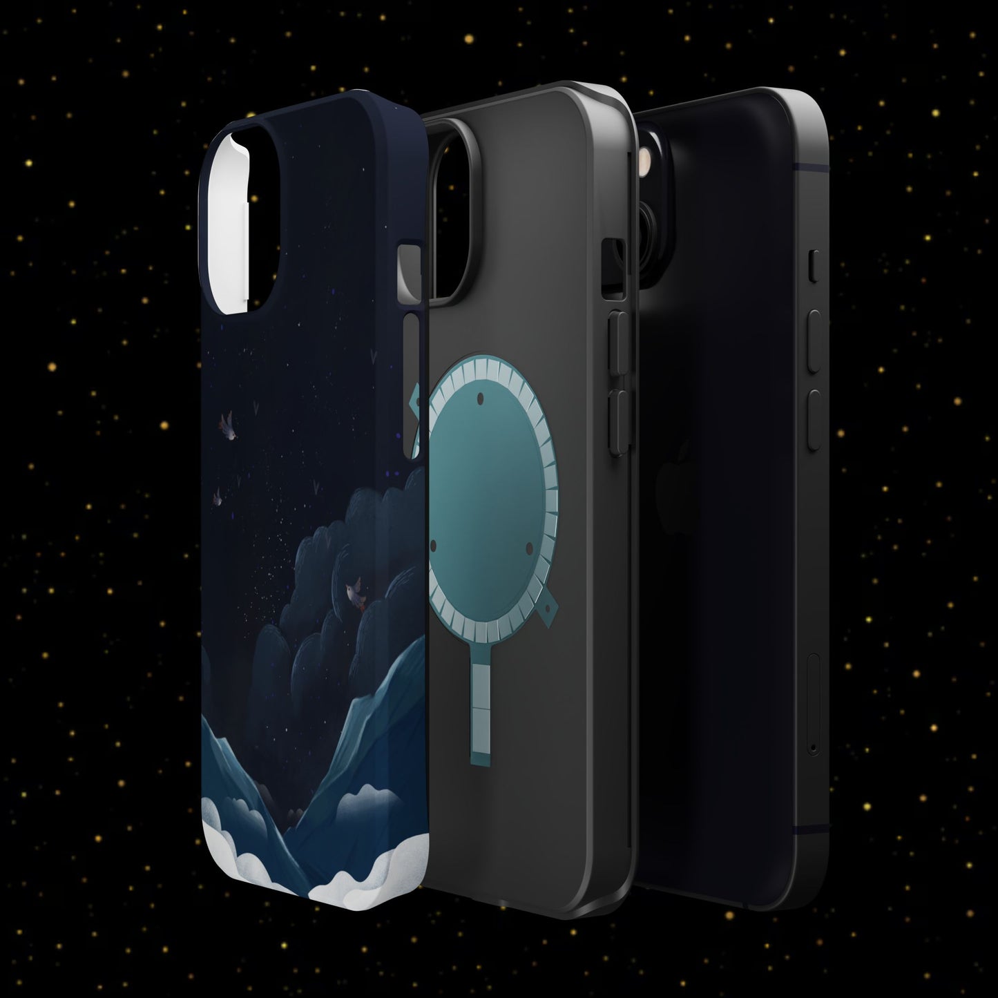 Magnetische Handyhülle <Nachthimmel>