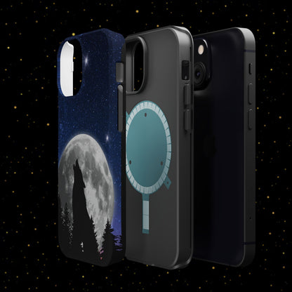 Wolfsheulen Mond Handyhülle