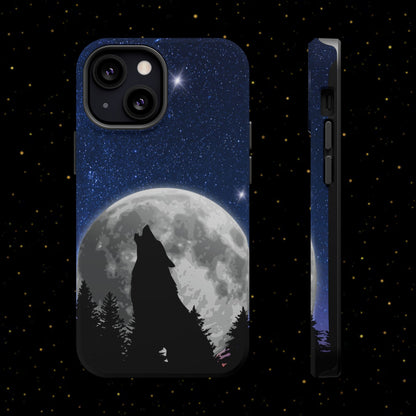 Wolfsheulen Mond Handyhülle