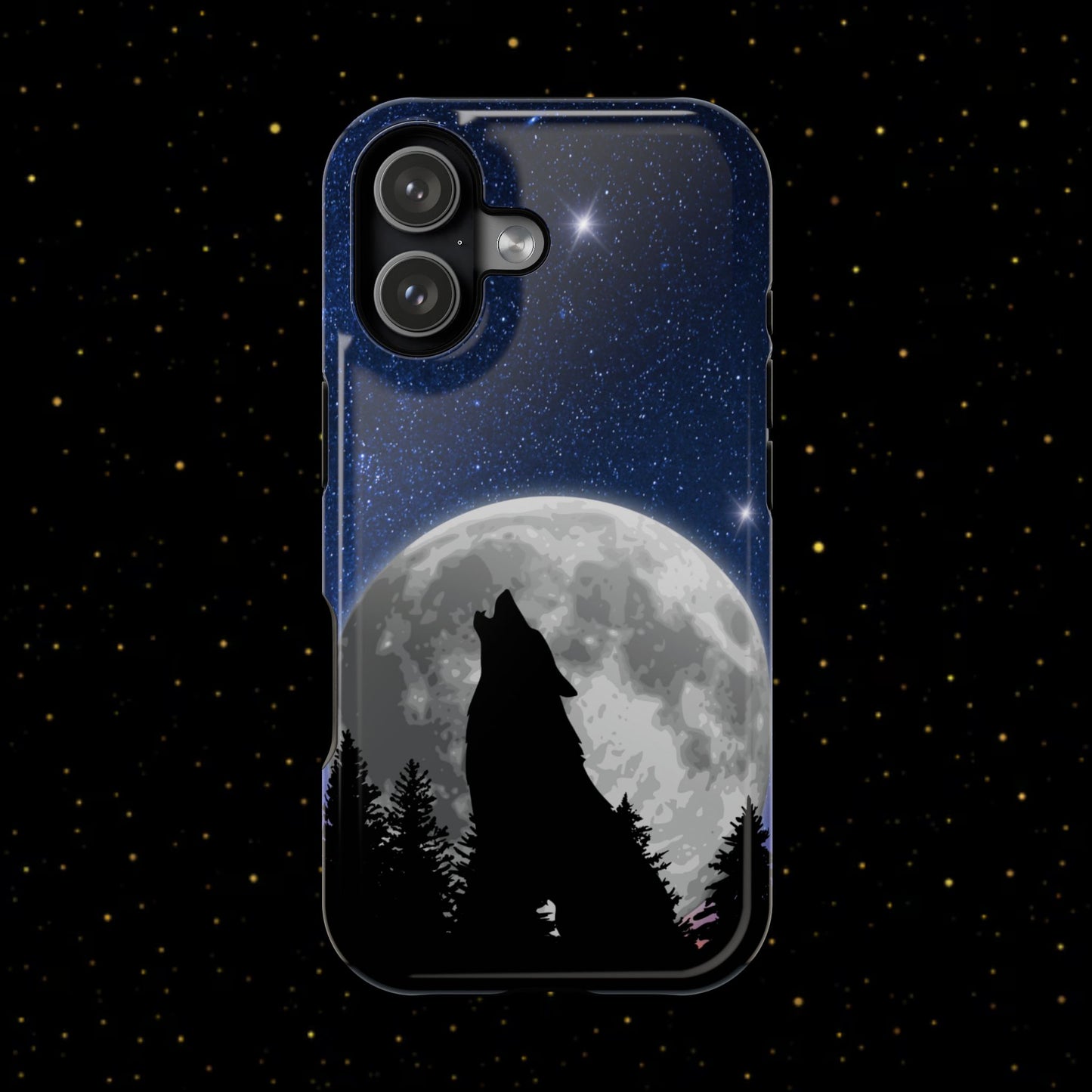 Wolfsheulen Mond Handyhülle