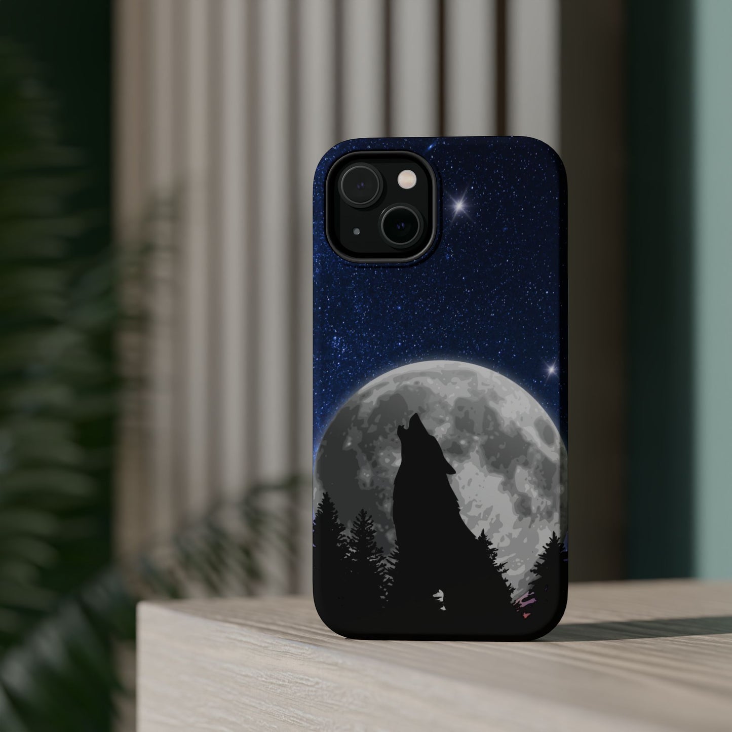 Wolfsheulen Mond Handyhülle