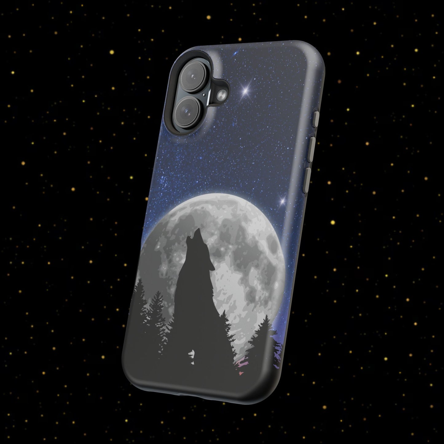 Wolfsheulen Mond Handyhülle