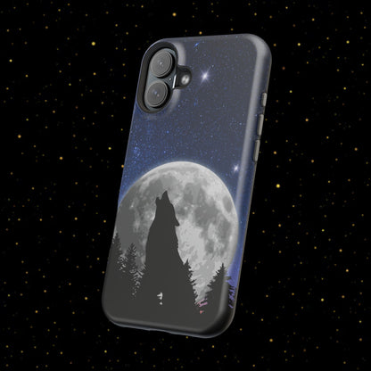 Wolfsheulen Mond Handyhülle