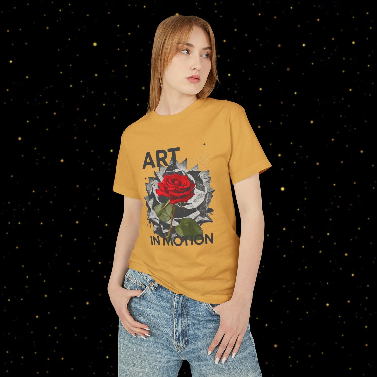 Art In Motion Rose T-Shirt