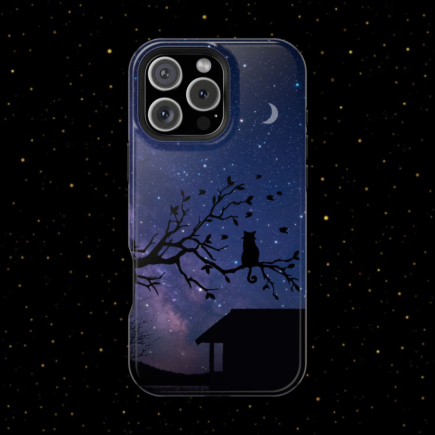 Handyhülle <Nachthimmelkatze>