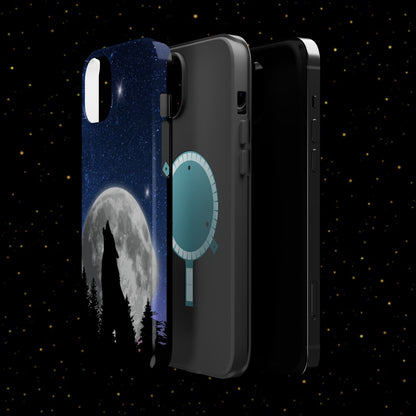 Wolfsheulen Mond Handyhülle