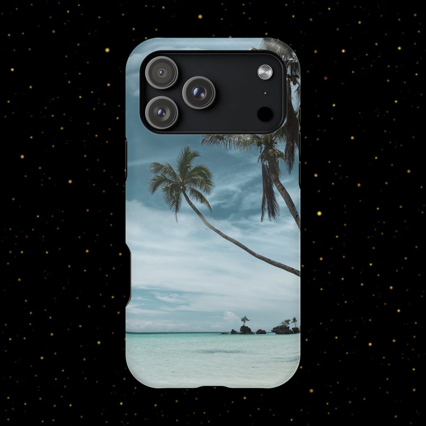  Tropischer Palmenstrand Handyhülle
