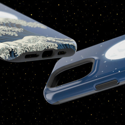 Magnetische Handyhülle <Mondlichtwelle>