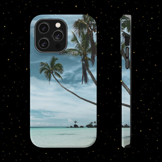  Tropischer Palmenstrand Handyhülle
