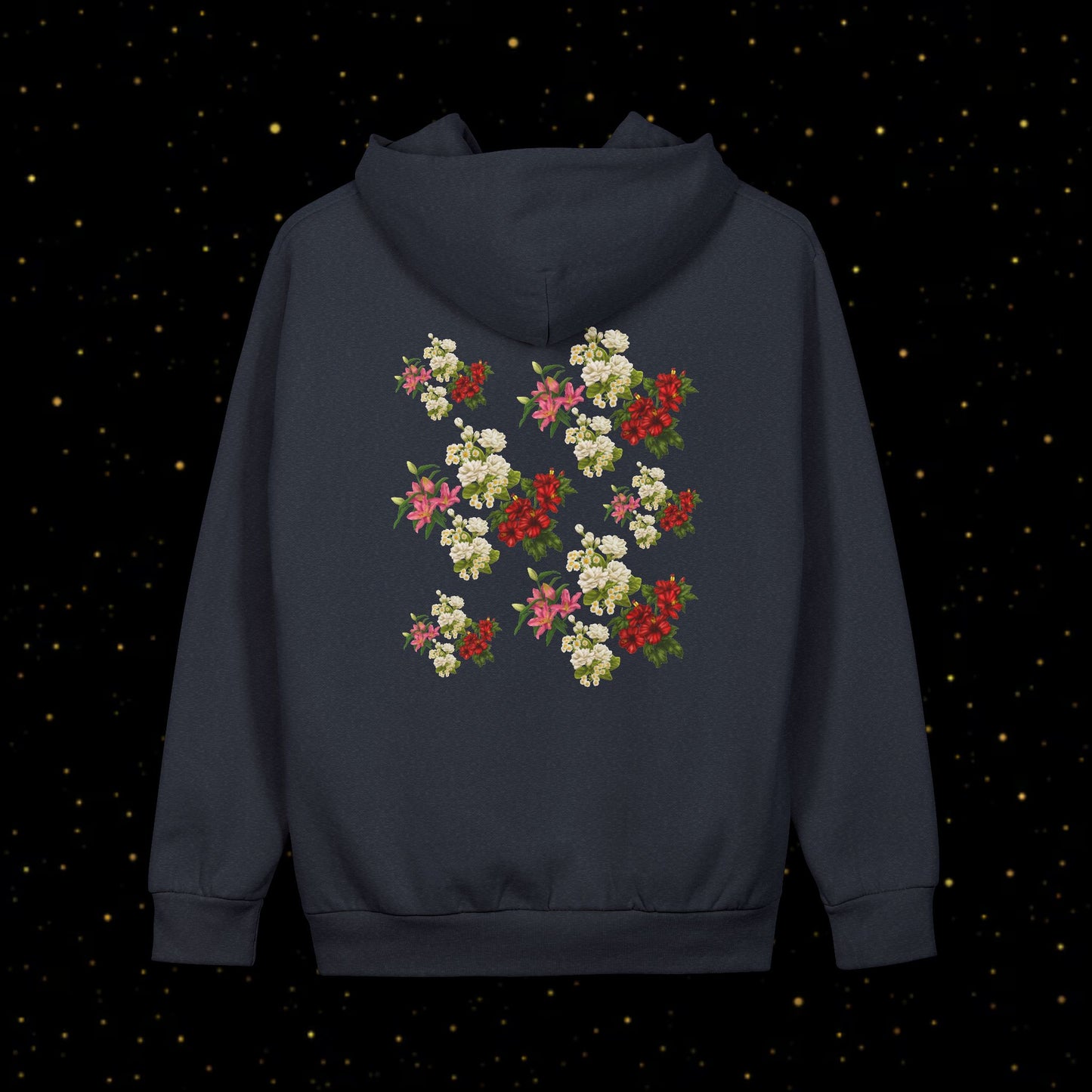 Hoodie mit Blumenmuster <All You Need Are Flowers>