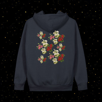 Hoodie mit Blumenmuster <All You Need Are Flowers>