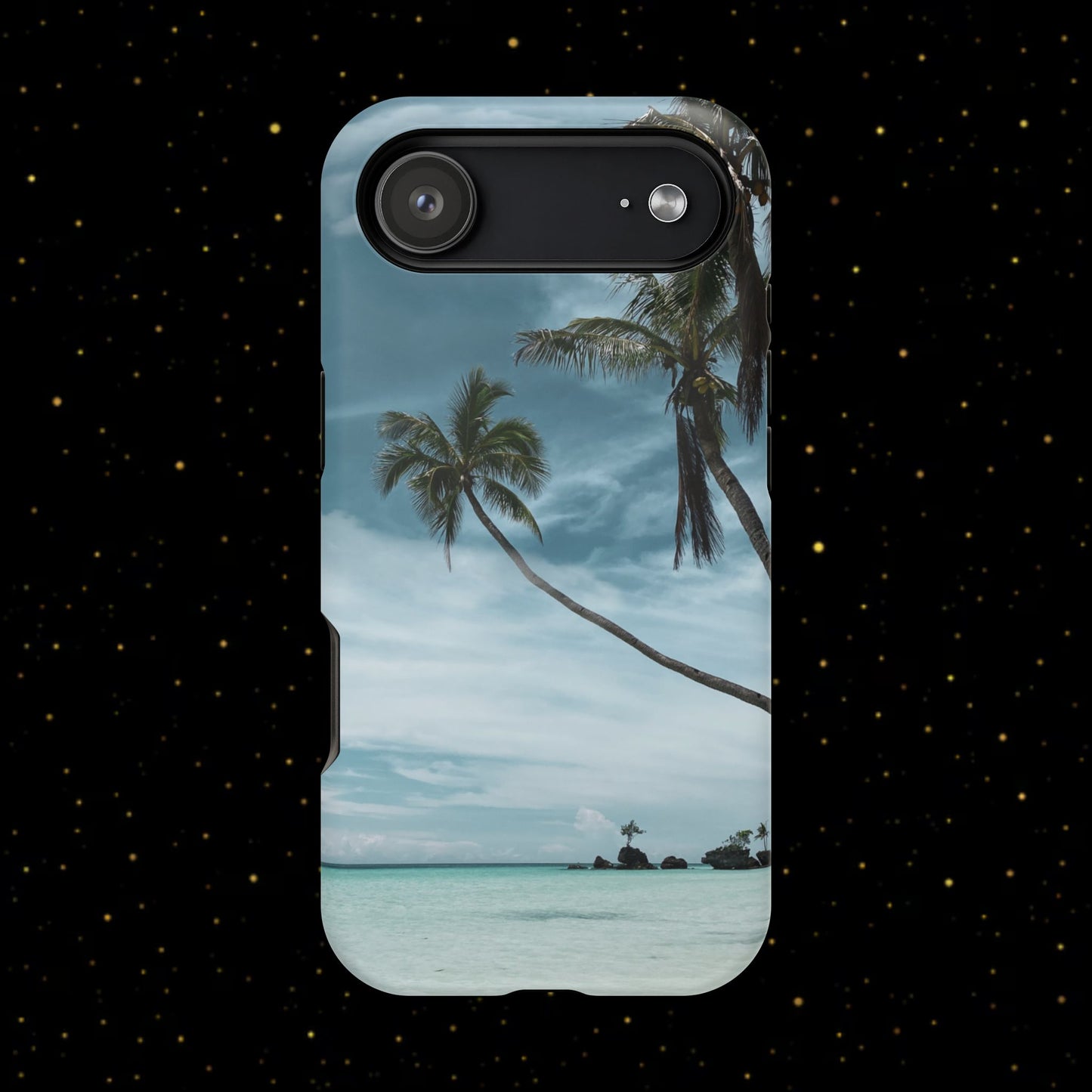  Tropischer Palmenstrand Handyhülle
