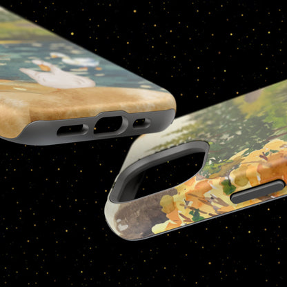 Flüsternde Flussenten Handyhülle