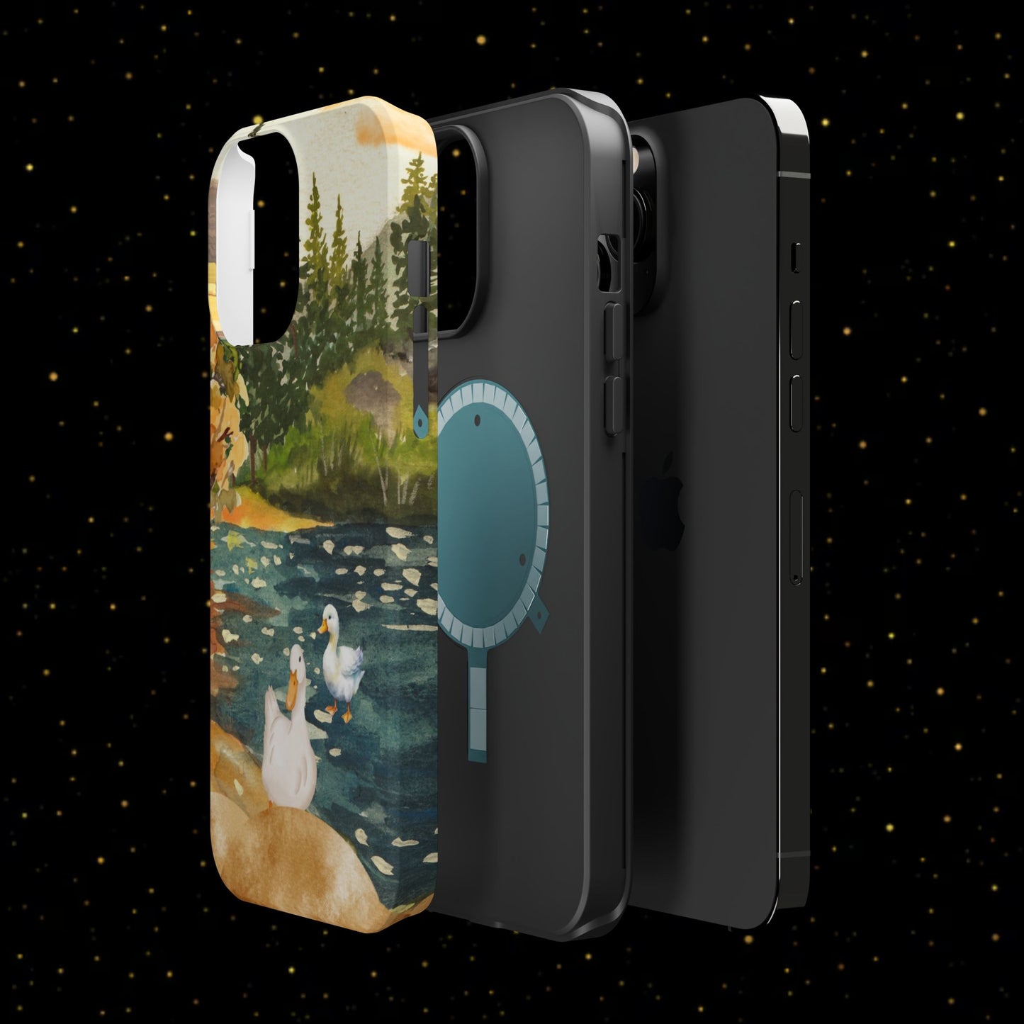 Flüsternde Flussenten Handyhülle