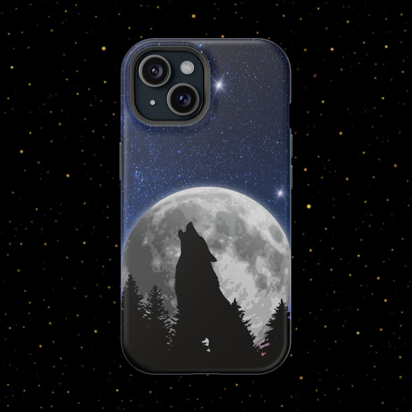 Wolfsheulen Mond Handyhülle