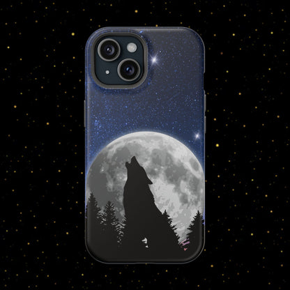 Wolfsheulen Mond Handyhülle