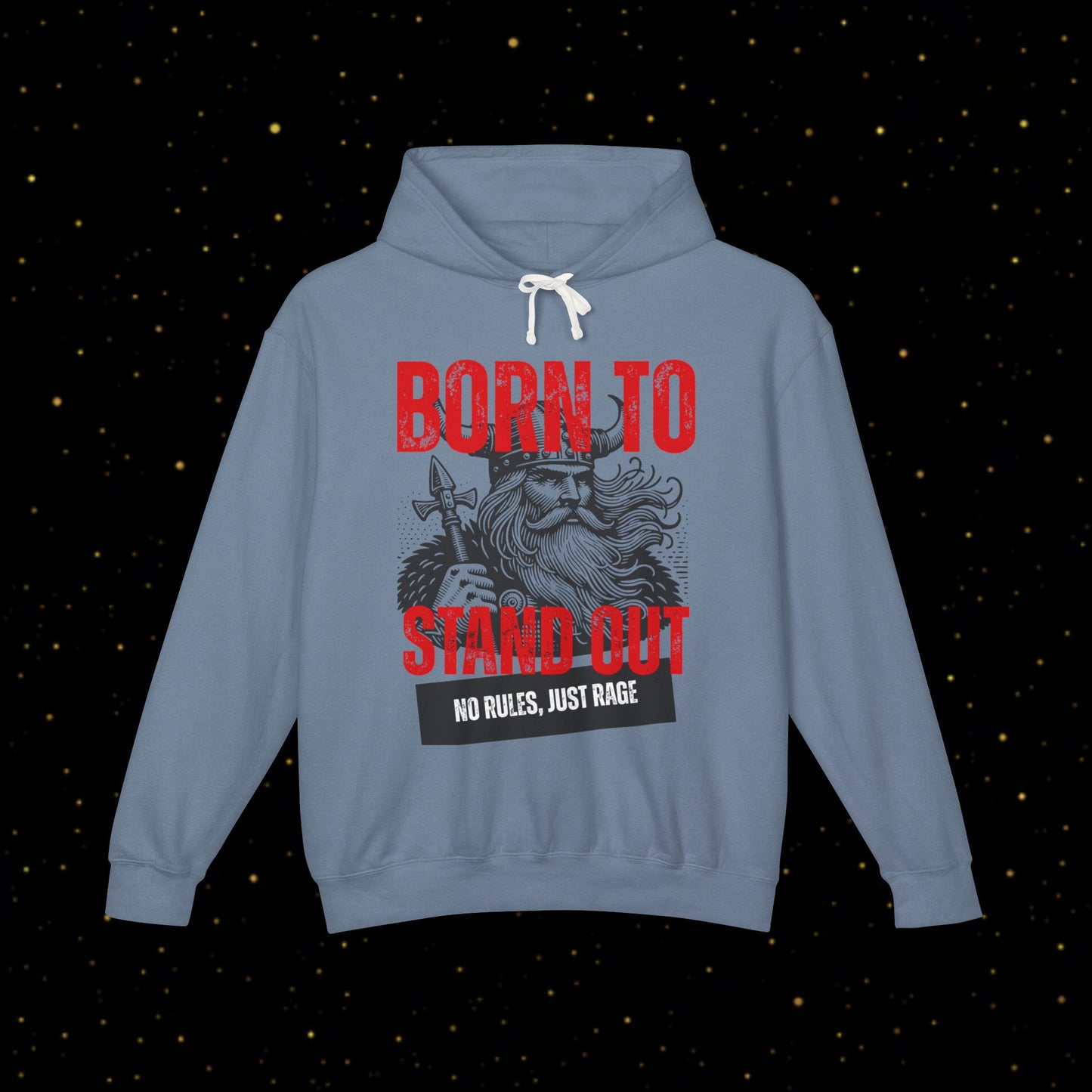 Wikinger 'Geboren, um aufzufallen' Kapuzenpullover