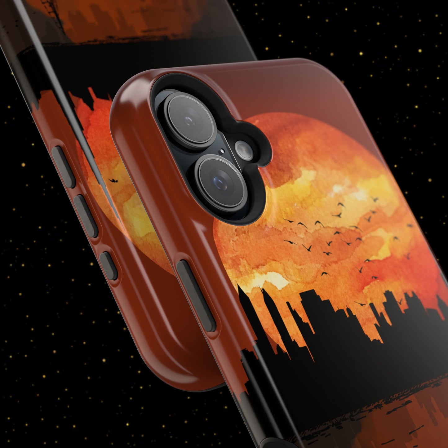 Mitternachts-Sonnenuntergang Handyhülle