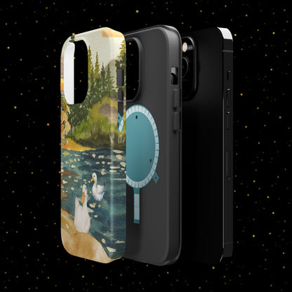 Flüsternde Flussenten Handyhülle