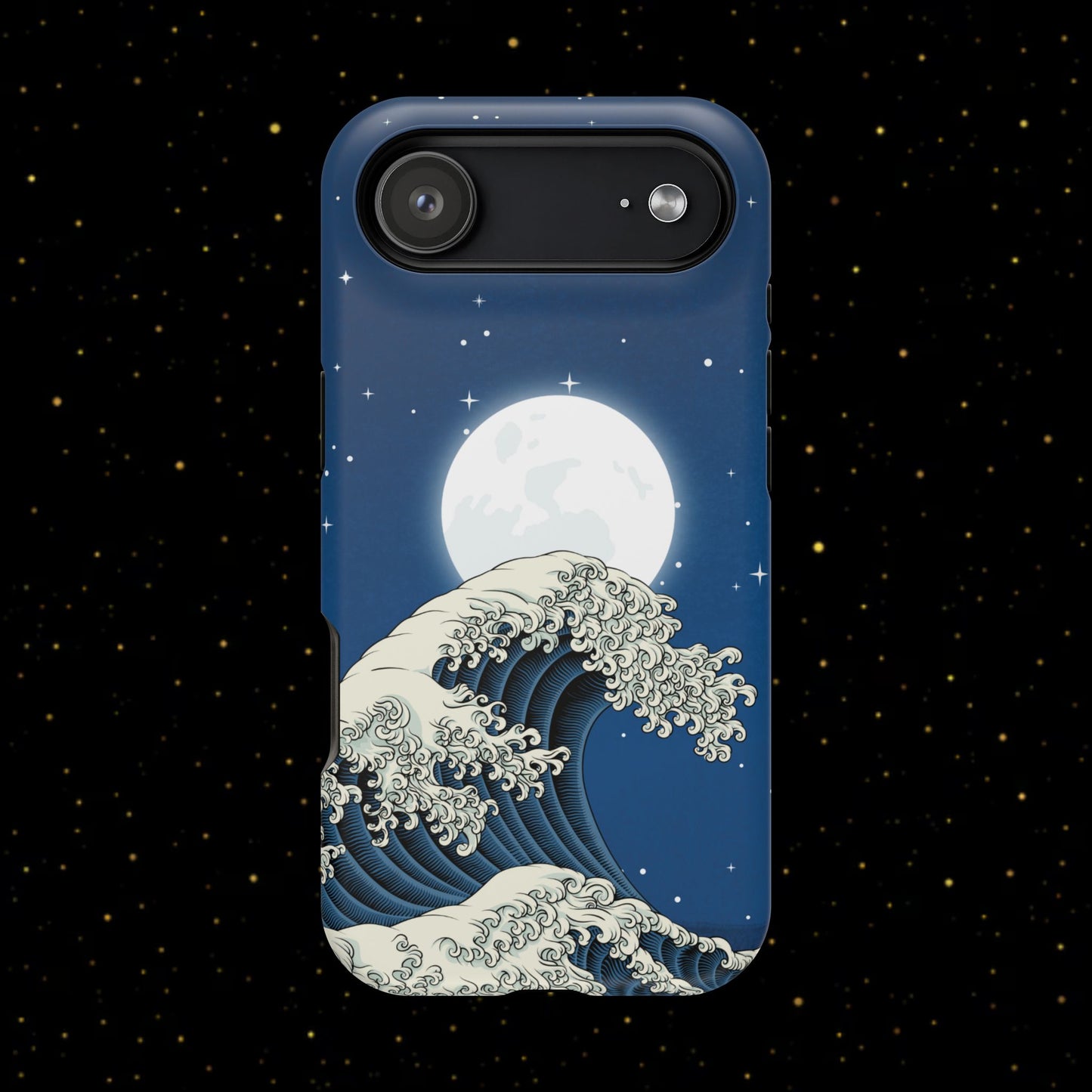 Magnetische Handyhülle <Mondlichtwelle>
