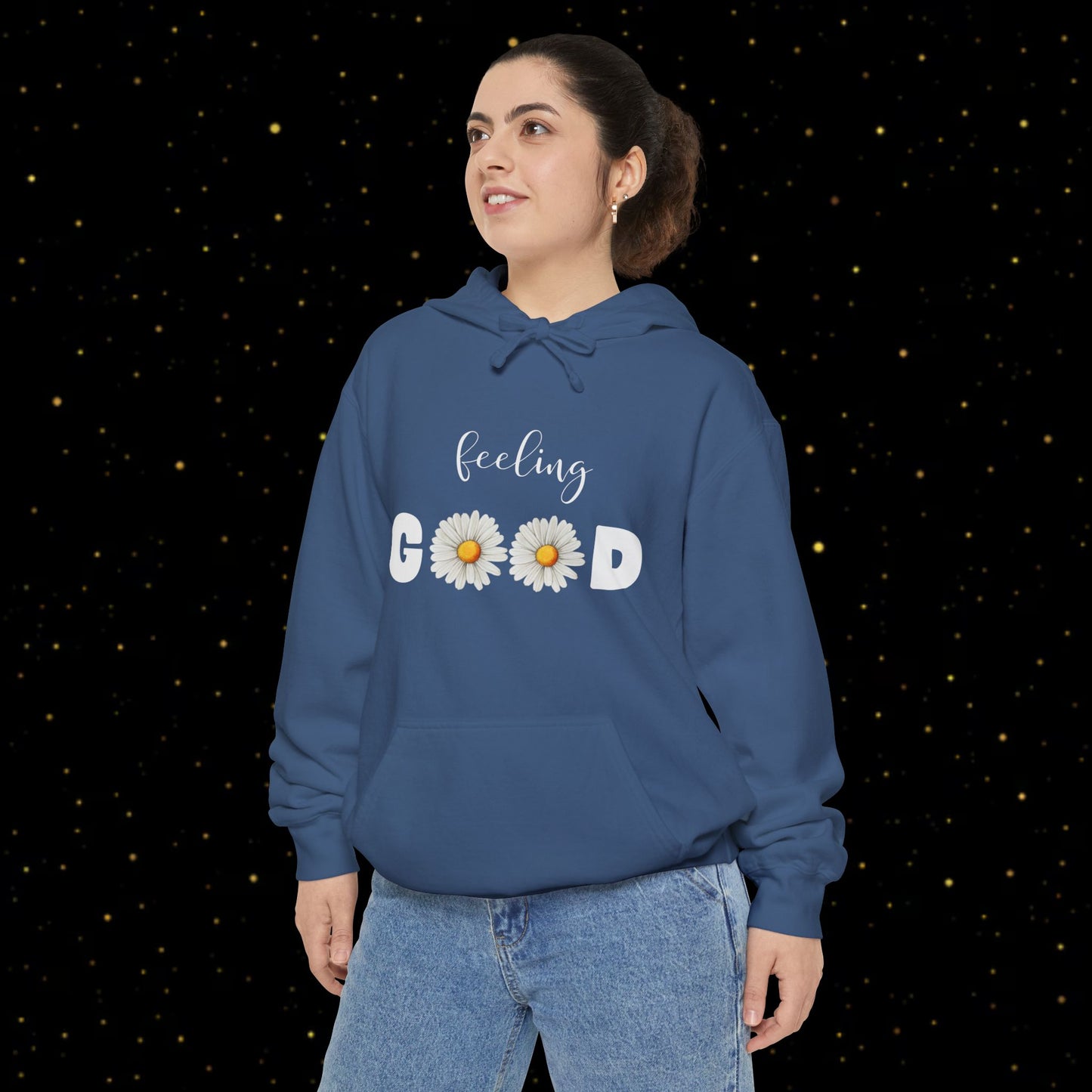 Feeling Good Gänseblümchen Kapuzenpullover
