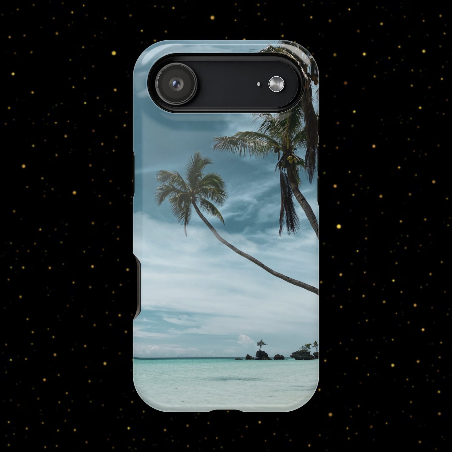  Tropischer Palmenstrand Handyhülle