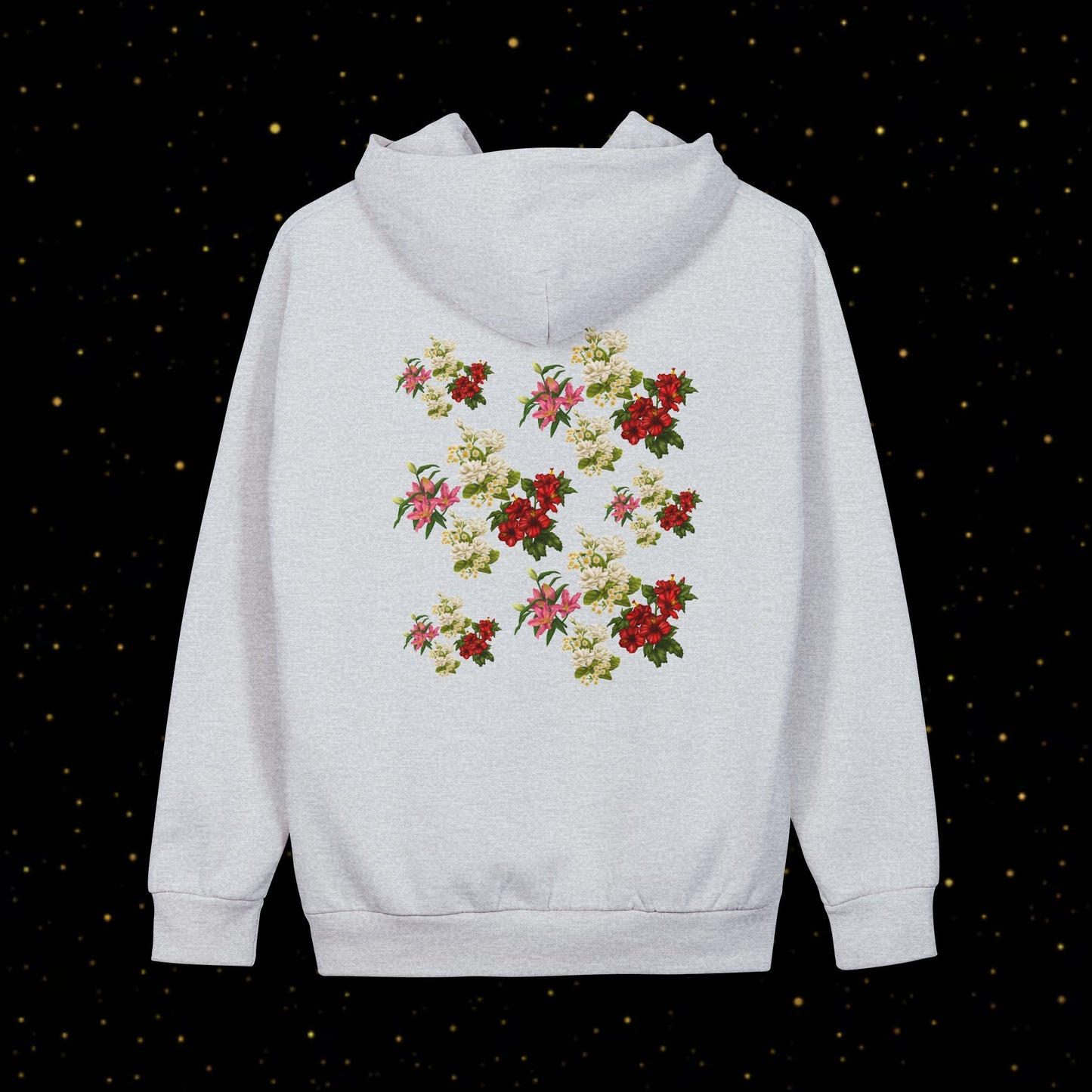 Hoodie mit Blumenmuster <All You Need Are Flowers>