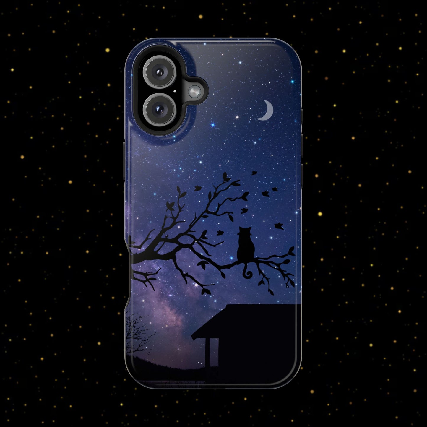 Handyhülle <Nachthimmelkatze>