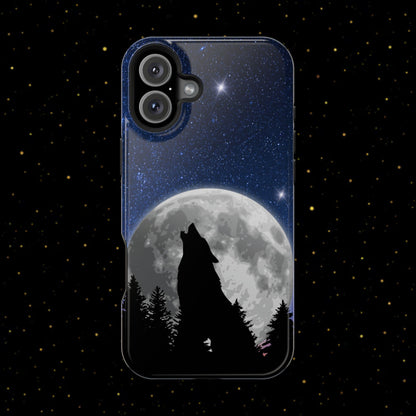 Wolfsheulen Mond Handyhülle