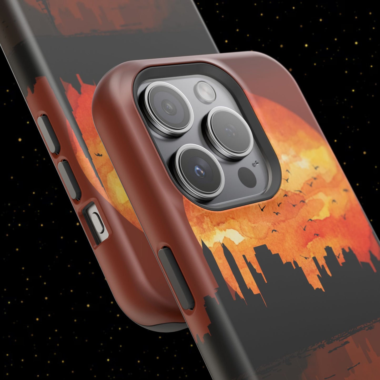 Mitternachts-Sonnenuntergang Handyhülle