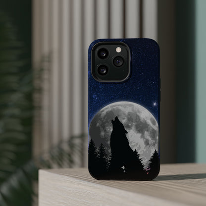 Wolfsheulen Mond Handyhülle