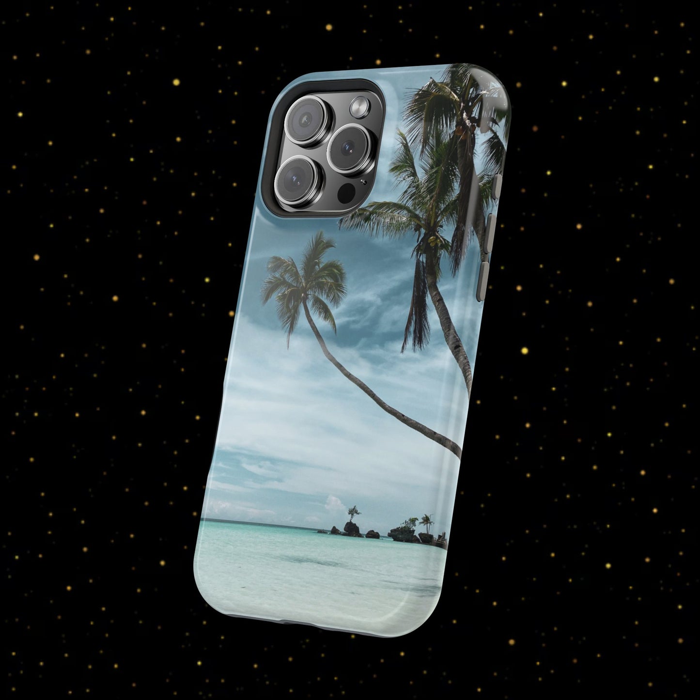  Tropischer Palmenstrand Handyhülle