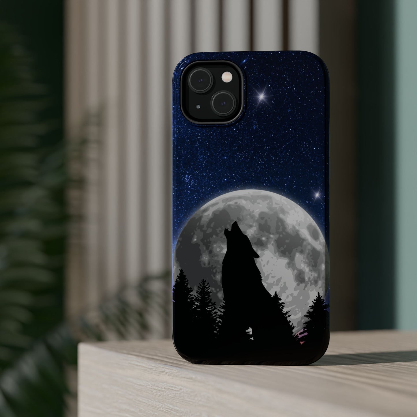 Wolfsheulen Mond Handyhülle