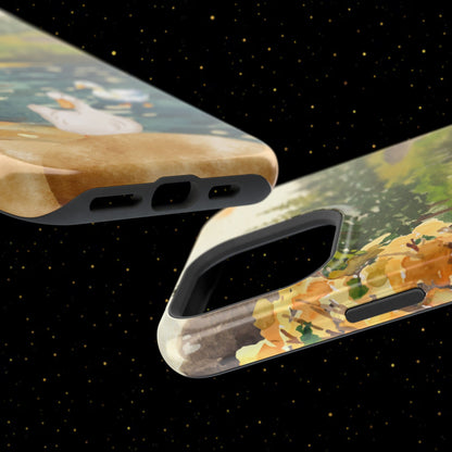 Flüsternde Flussenten Handyhülle