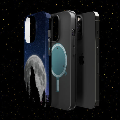 Wolfsheulen Mond Handyhülle