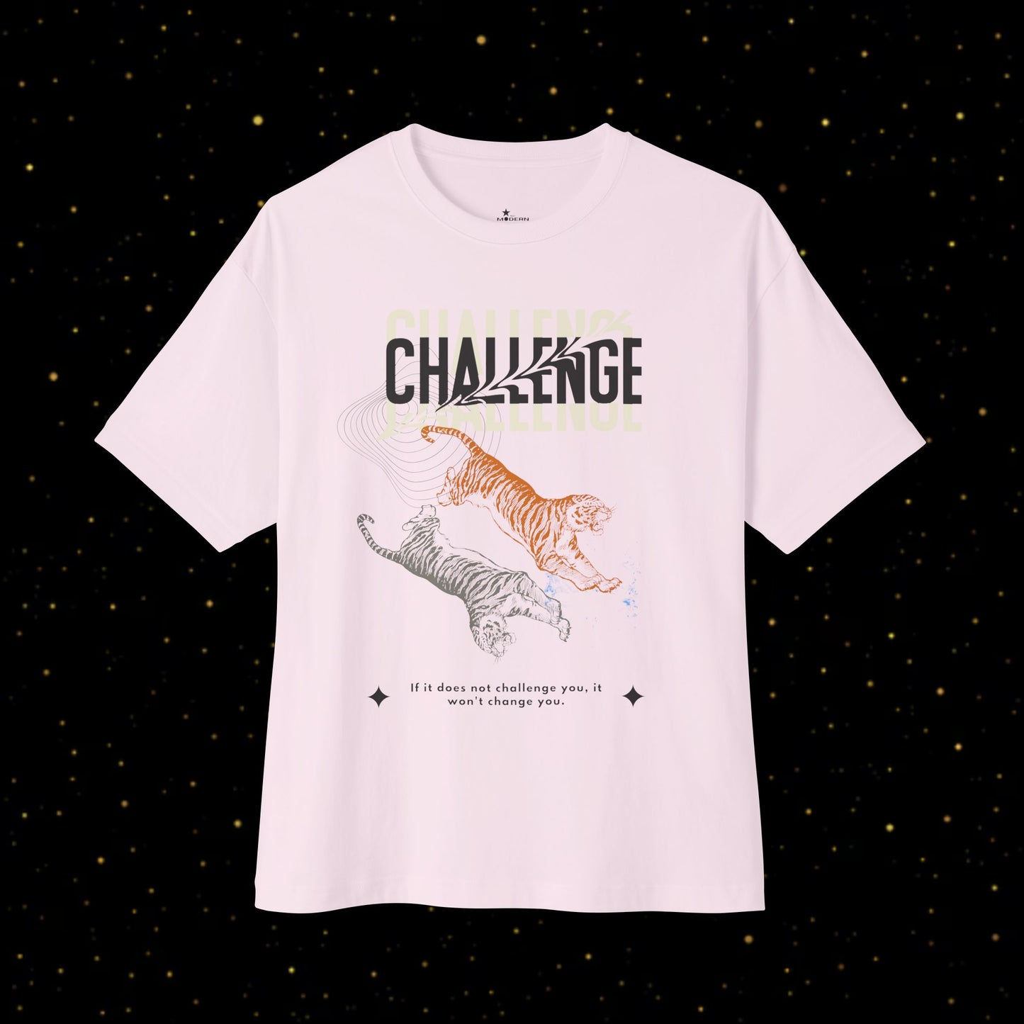 Tiger-T-Shirt <Herausforderungsmentalität>