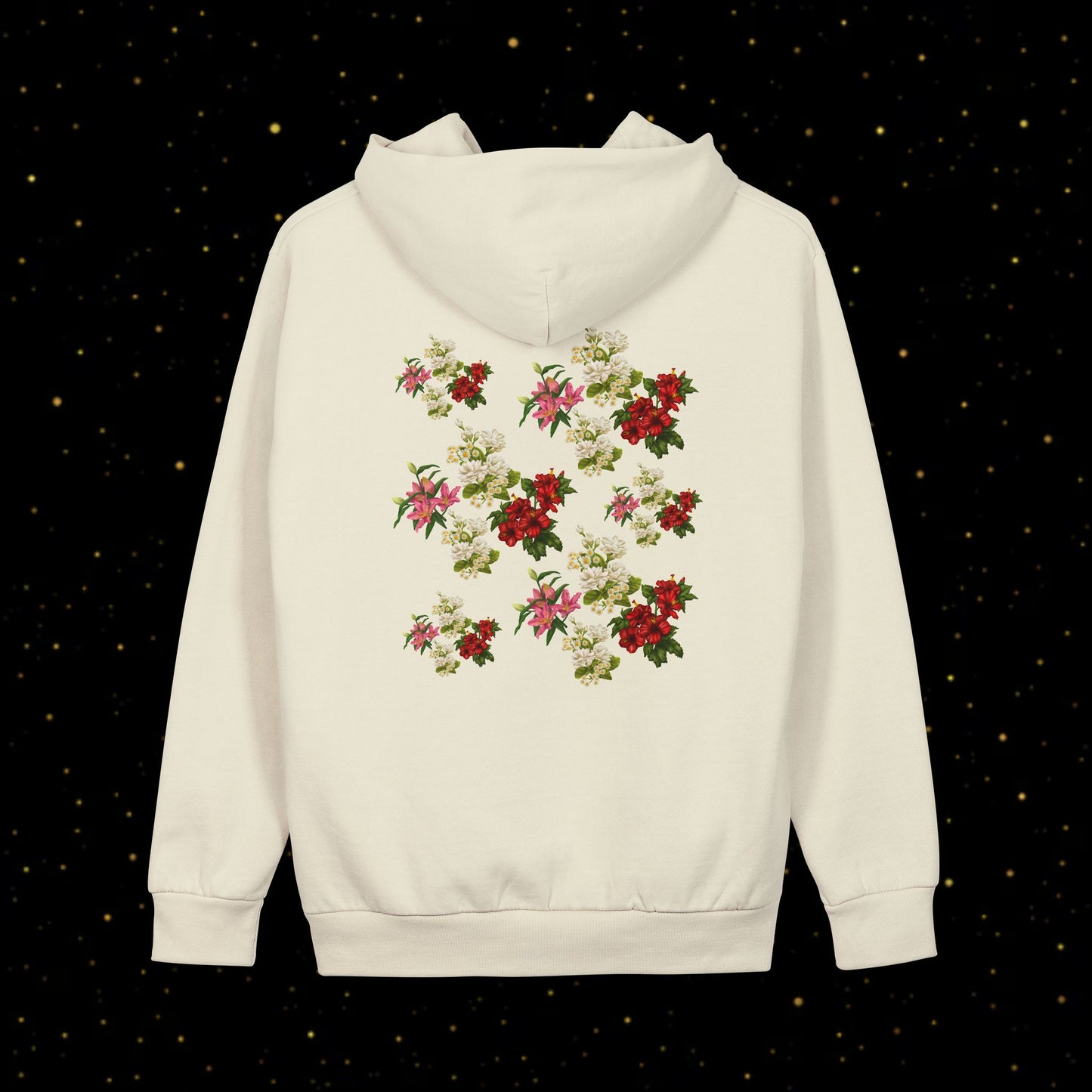 Hoodie mit Blumenmuster <All You Need Are Flowers>