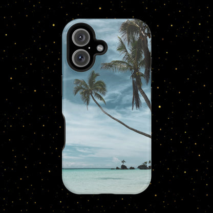  Tropischer Palmenstrand Handyhülle
