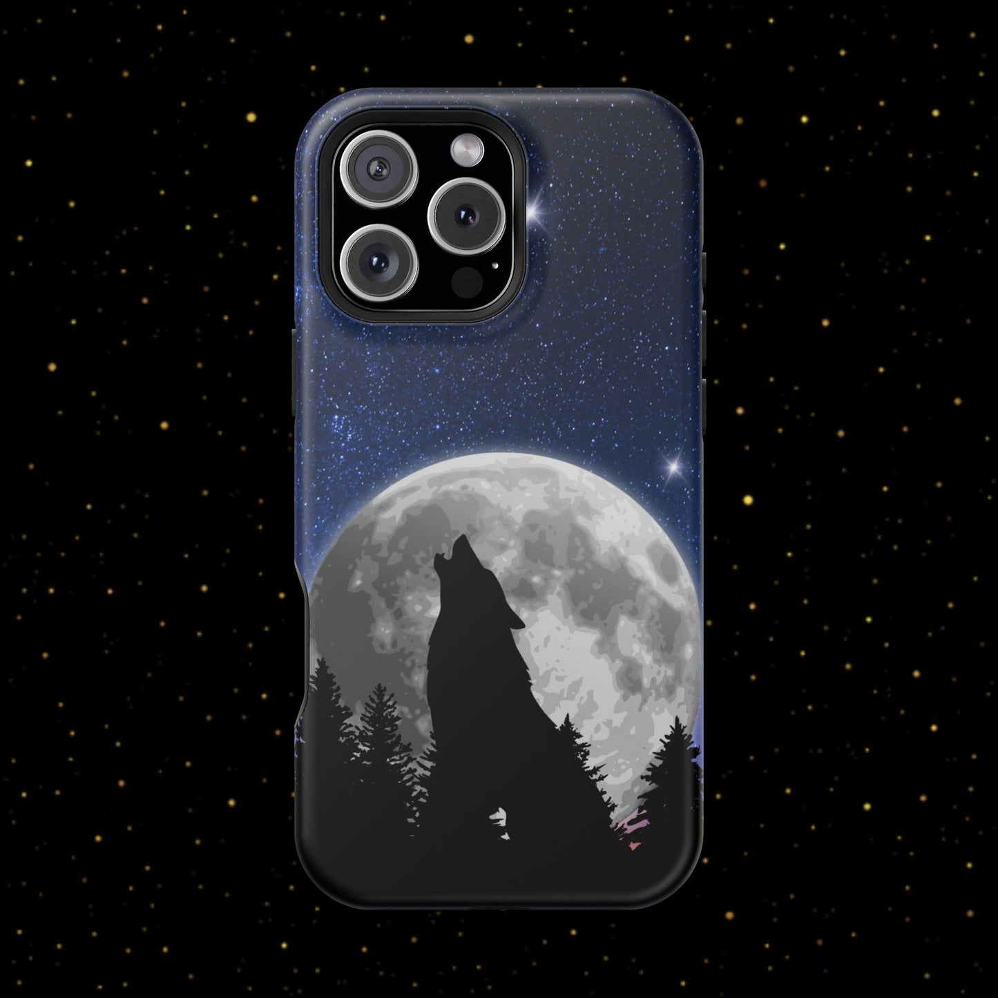 Wolfsheulen Mond Handyhülle