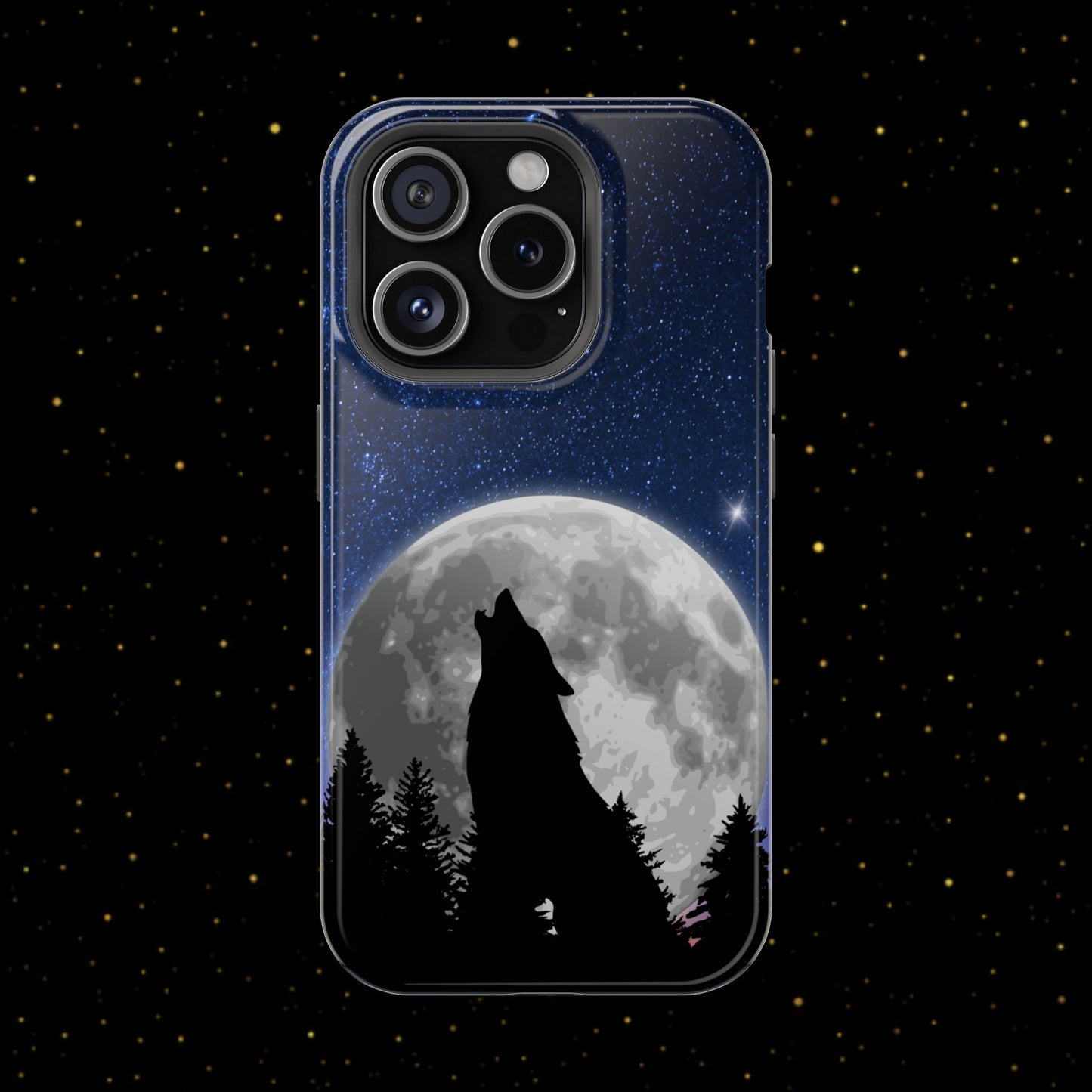 Wolfsheulen Mond Handyhülle