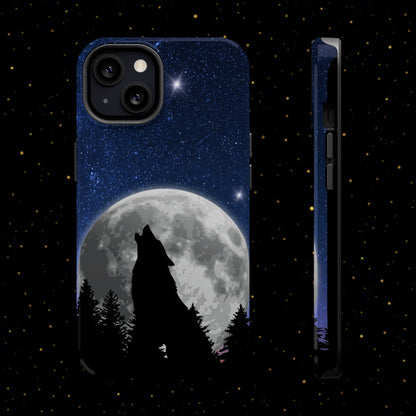 Wolfsheulen Mond Handyhülle