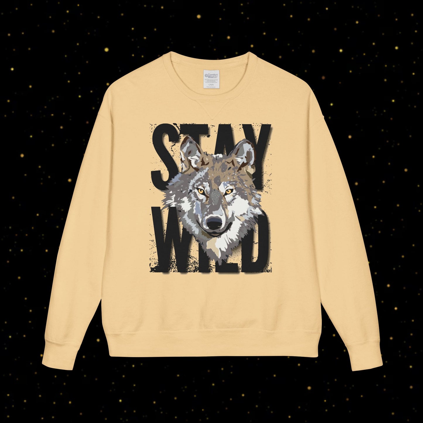 Stay Wild Wolf Sweatshirt