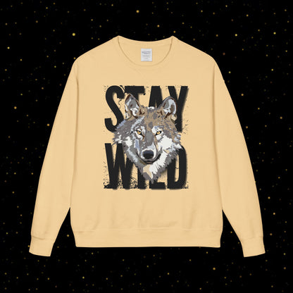 Stay Wild Wolf Sweatshirt