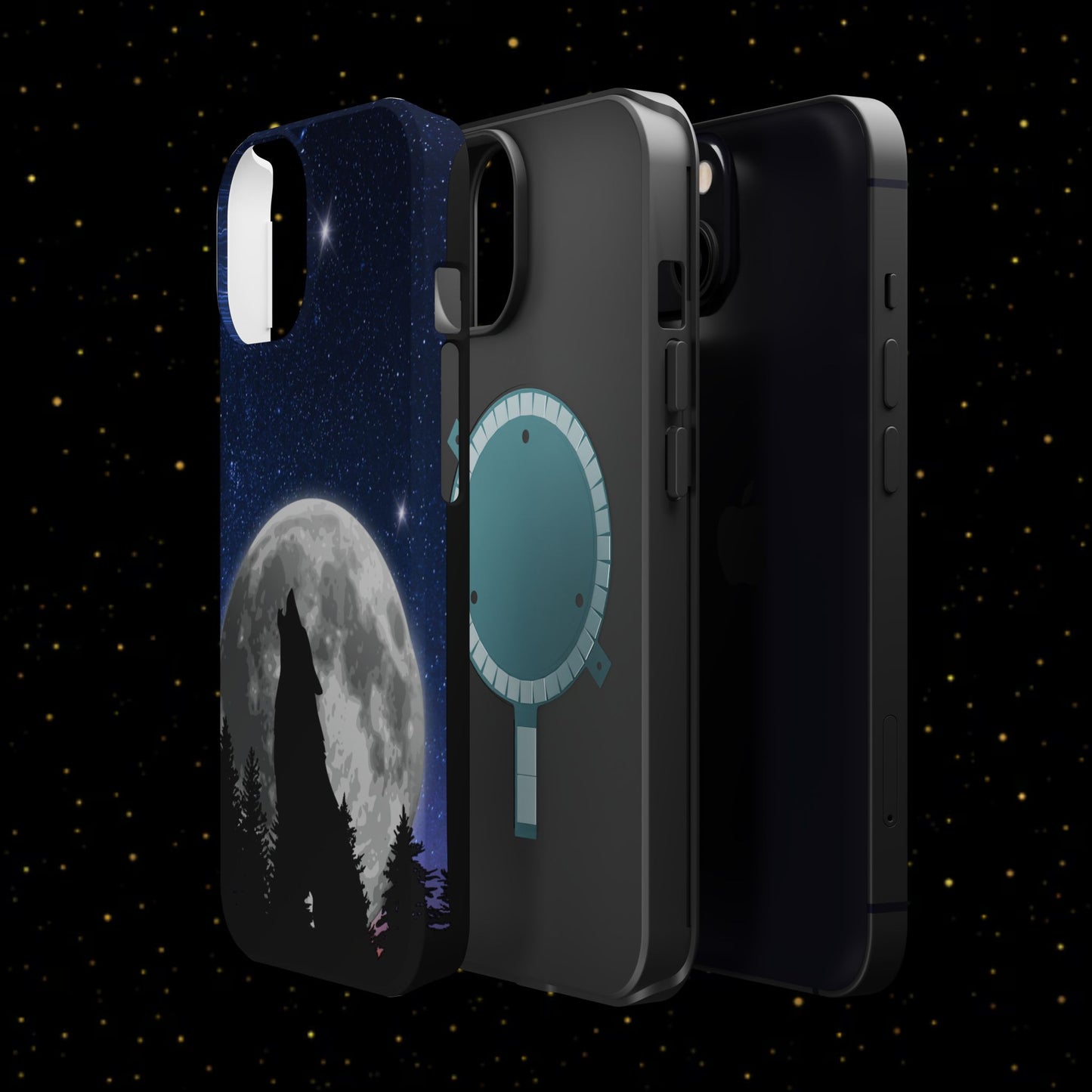 Wolfsheulen Mond Handyhülle