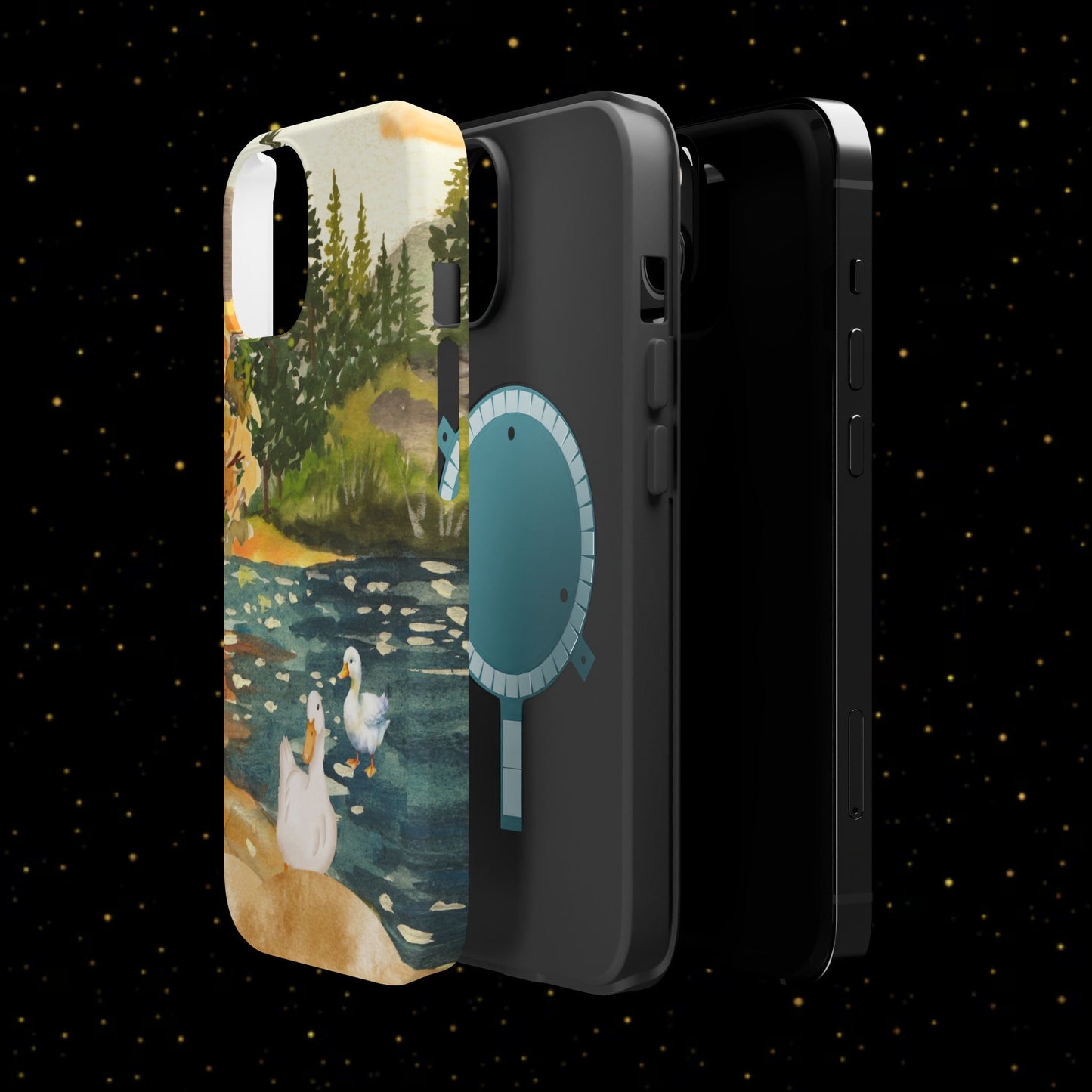 Flüsternde Flussenten Handyhülle