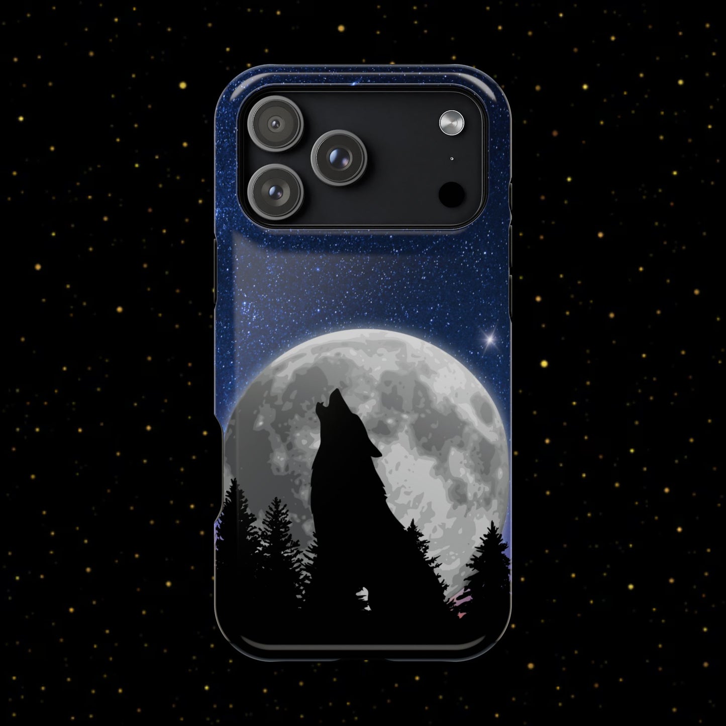 Wolfsheulen Mond Handyhülle