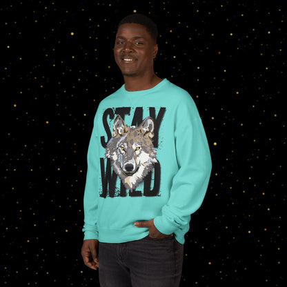 Stay Wild Wolf Sweatshirt
