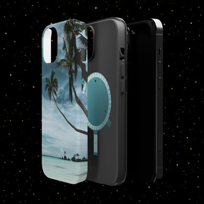  Tropischer Palmenstrand Handyhülle